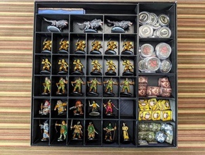 lord rings journeys middle earth & expansions organizer ffg 3d print model - Mito3D