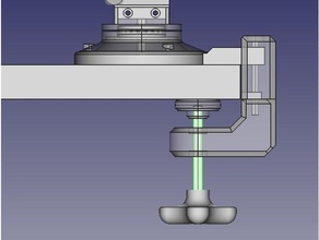 bureau monter modulaire light webcam mic 3d print model - Mito3D