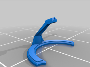 rato elástico suporte livre 3d golpear faça jogos trichter 3d print model - Mito3D