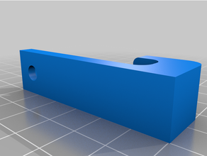 semplice gancio parete montare 3d print model - Mito3D