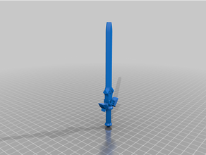 master sword ballpoint pen sleeve link oot zelda 3d print model - Mito3D