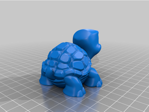 gustav turtle standalone 3d print model - Mito3D
