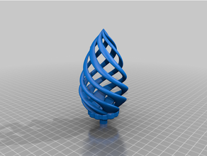 ender 3 v2 spiral knob 3d printer parts creality customized pro knobs 3d print model - Mito3D