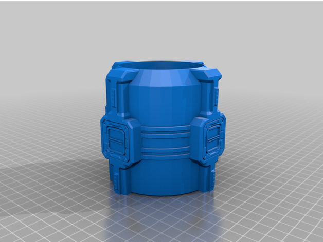 Platz Ingenieure Wasserstoff Panzer coozy Getränk Halter Unterstützung 3D print model - Mito3D