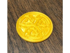 red dragon inn coin 3d print model - Mito3D