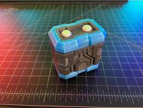 espaço engenheiros bateria armazenamento caixa 3d print model - Mito3D