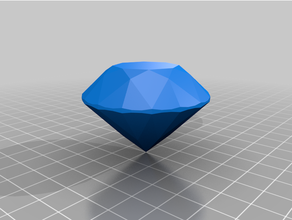 brillante srb tagliare diamanti rivisitato diamante gemme pietra preziosa gioielleria 3d print model - Mito3D