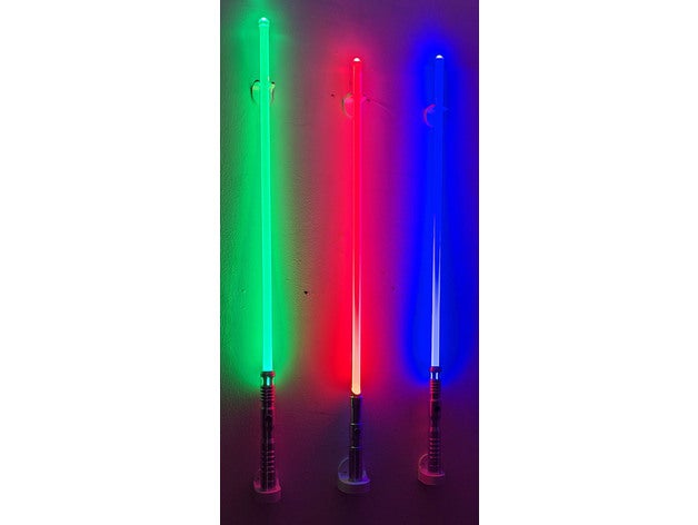 lightsaber wall mount 3D print model - Mito3D