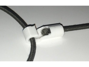 caucho cable gancho 3d print model - Mito3D