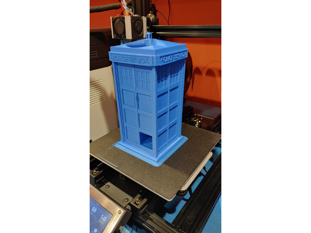 tardis dice tower split 3D print model - Mito3D