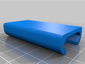 simple picatinny rail cover 3d print model - Mito3D