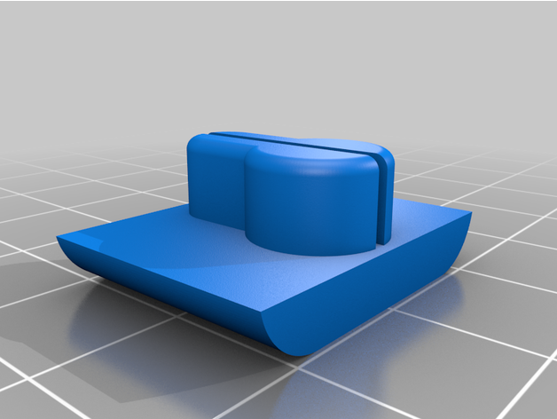 keymod carril cubierta carcasa funda 3D print model - Mito3D