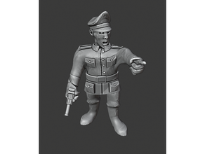 Deutsche Offizier 28mm Bolzen Aktion historisch Infanterie Führer Miniatur Miniaturen Minis Pistole Pistolen Soldaten Kriegs Spiele Krieg 3d print model - Mito3D