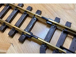 lgb g-scale insulated track joiner gscale model trains train 3d print model - Mito3D