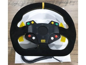 sim corsa ruota pulsante scatola magnetico pagaia cambi arduino controller diretto guidare telecomando gioco osw simracing 3d print model - Mito3D