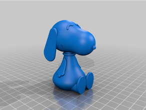 Weihnachten Ornament snoopy 3d print model - Mito3D