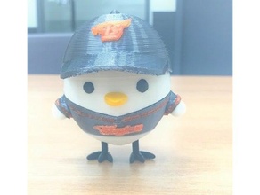Soori Hanwha Eagles mascote 3d caneta montagem requeridos beisebol Vinci jr pró nano namoo3d 3d print model - Mito3D