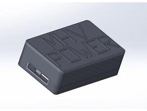mhvlog officiel 18650 powerbank 3d print model - Mito3D