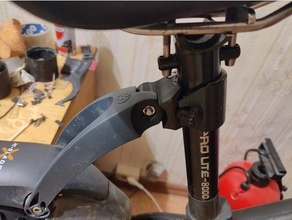 sks x-blade rear fender lock mudguard 3d print model - Mito3D