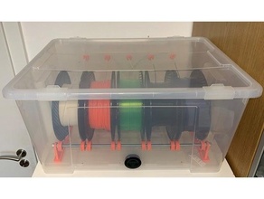 Ikea Samla boîte sèche filament 5 rouler 3d print model - Mito3D