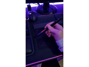 xp pen g640 buton boşluk tabak dolma kalem tablet 3d print model - Mito3D