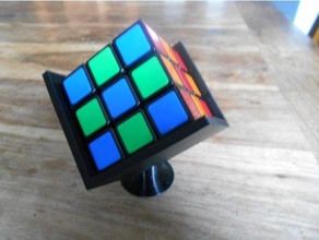 suporte derramar Rubik's cubo 3d print model - Mito3D