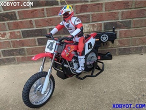 batería cubierta carcasa funda Radio Shack Ricky carmichael rc motocicleta coche vehiculo 3d print model - Mito3D