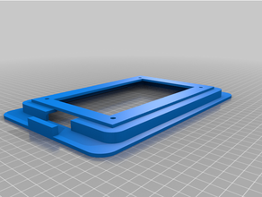ipad 2 mini montagem parede arredondado cantos cabo guia 3d print model - Mito3D