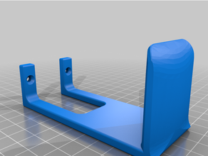 headphone stand desk mounting 3d print model - Mito3D
