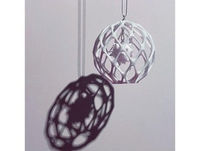 christmas tree ball virus cage 3d print model - Mito3D