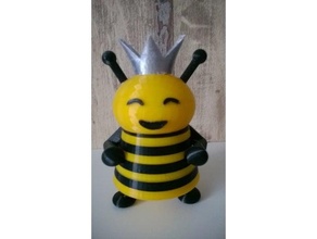 rainha abelha reine des abelhas 3d print model - Mito3D