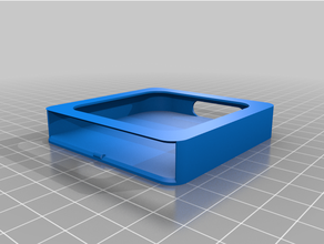 Quadrat Leser Fall Mantel Halter Unterstützung pos Stand 3d print model - Mito3D