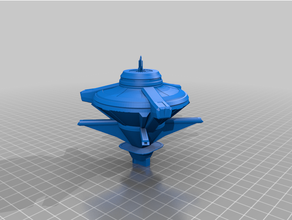 star wars armada station 3d print model - Mito3D