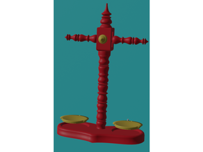 scale justice mechanical toy model 3d print model - Mito3D