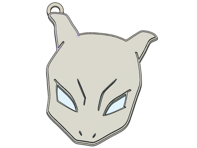 mewtwo keychain charizard 3D print model - Mito3D