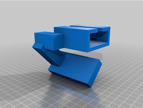epax e6 angolato costruire piatto titolare supporto 3d print model - Mito3D