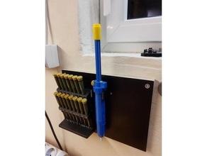 desoldering pump wall mount soldering station weller 3d print model - Mito3D