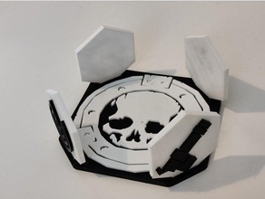 deep rock galactic drg coaster holder 3d print model - Mito3D