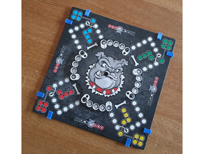 black dog spacer boardgame game 3d print model - Mito3D