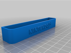 nintendo n64 EUR cartucho polvo cubierta carcasa funda logo 3d print model - Mito3D