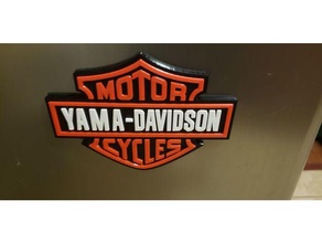 yamadavidson harley davidson motorcycle yamaha 3d print model - Mito3D