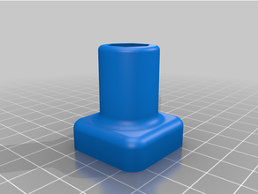 magnetic base m8 based pedestal 3d print model - Mito3D