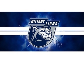 Penn lithophane nuit lumière NCAA Football veilleuse nittany Lions 3d print model - Mito3D