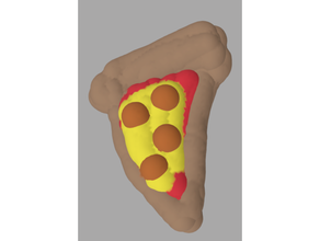 Pizza fetta 3d print model - Mito3D