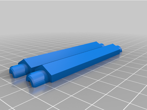 liftpod - remixed bar cap easy lock 3d print model - Mito3D