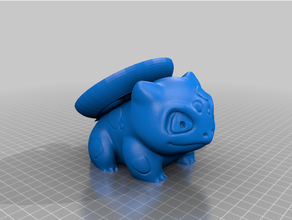 bulbasaur google mini stand mount pokemon 3d print model - Mito3D