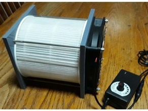 semplice hepa filtro 3d print model - Mito3D