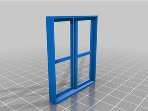 modern storefront windows 28mm gaming 28mmscale door window 3d print model - Mito3D