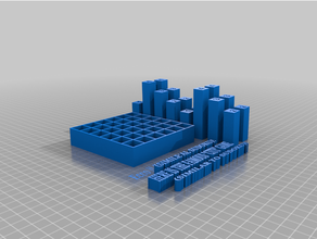 game city skyscrapers 3d print model - Mito3D