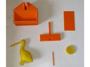 toothpick holder 3d print model - Mito3D